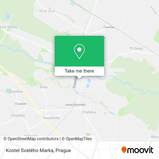 Kostel Svatého Marka map
