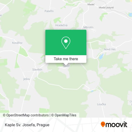 Карта Kaple Sv. Josefa