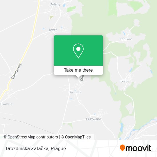 Droždínská Zatáčka map