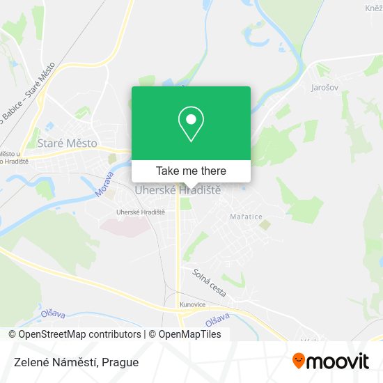 Zelené Náměstí map