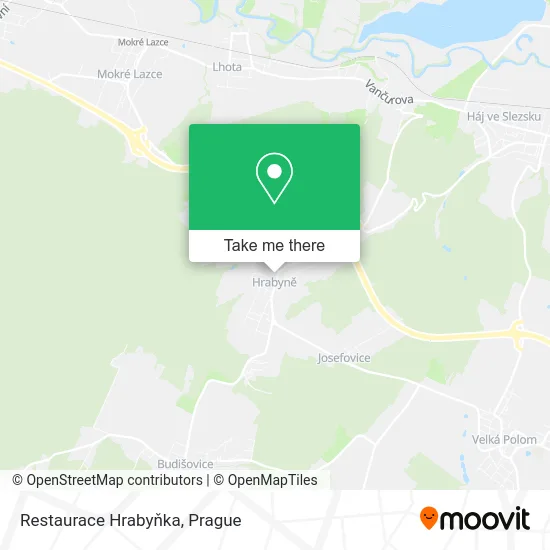 Карта Restaurace Hrabyňka