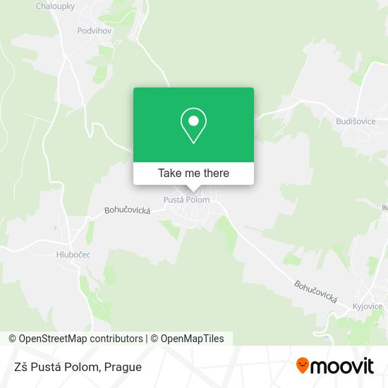 Карта Zš Pustá Polom