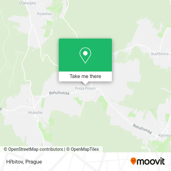 Карта Hřbitov