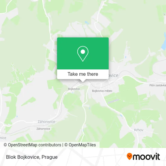 Карта Blok Bojkovice