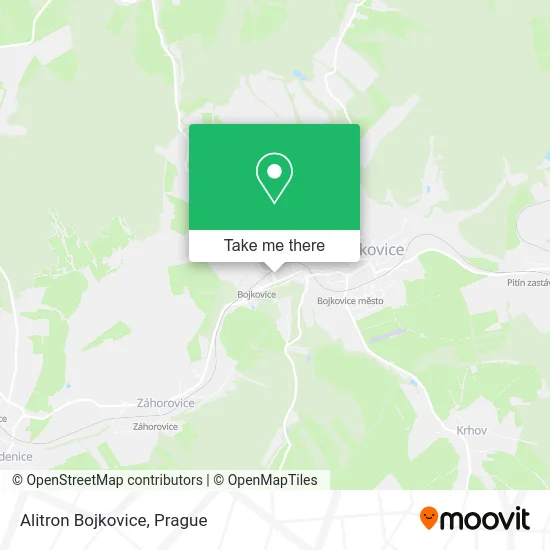Карта Alitron Bojkovice