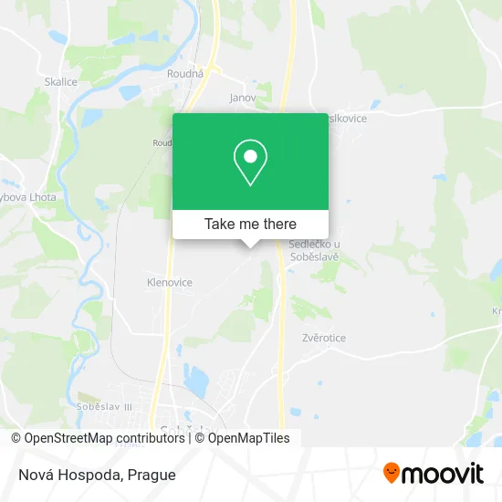 Карта Nová Hospoda