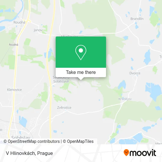 Карта V Hlinovkách