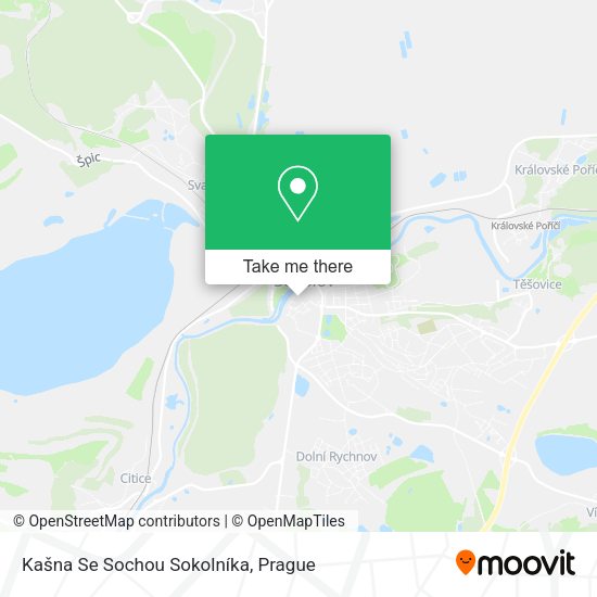 Kašna Se Sochou Sokolníka map