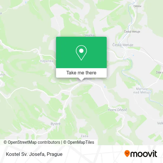 Карта Kostel Sv. Josefa