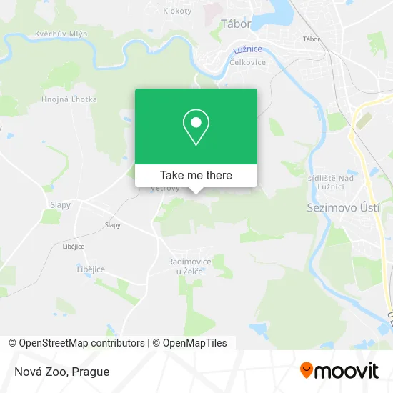 Карта Nová Zoo