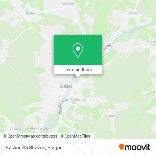 Sv. Anděla Strážce map