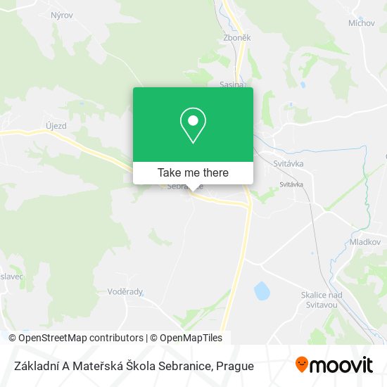 Základní A Mateřská Škola Sebranice map