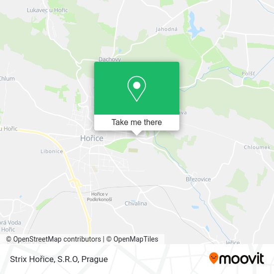 Strix Hořice, S.R.O map