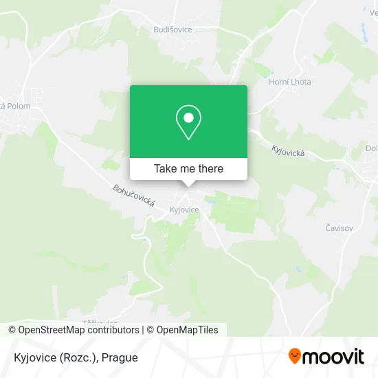 Kyjovice (Rozc.) map
