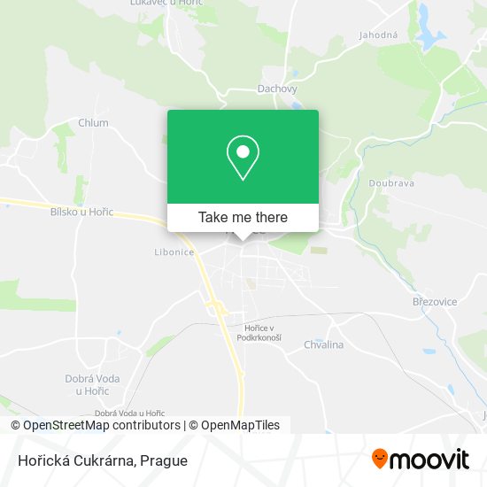 Hořická Cukrárna map