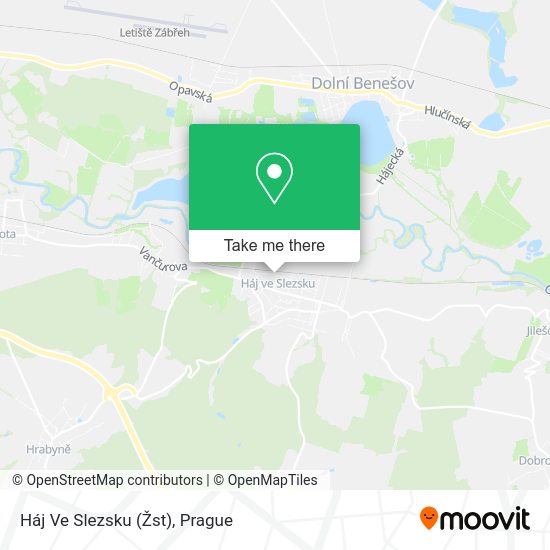 Háj Ve Slezsku (Žst) map