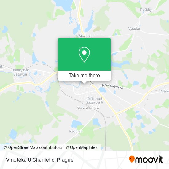 Vinotéka U Charlieho map