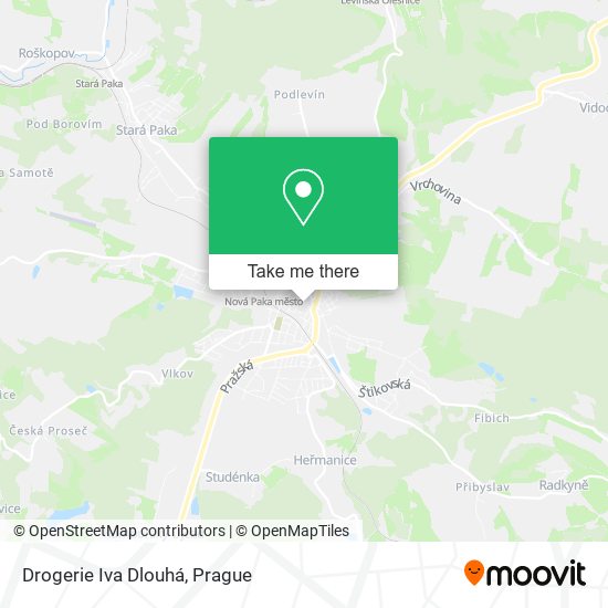 Drogerie Iva Dlouhá map