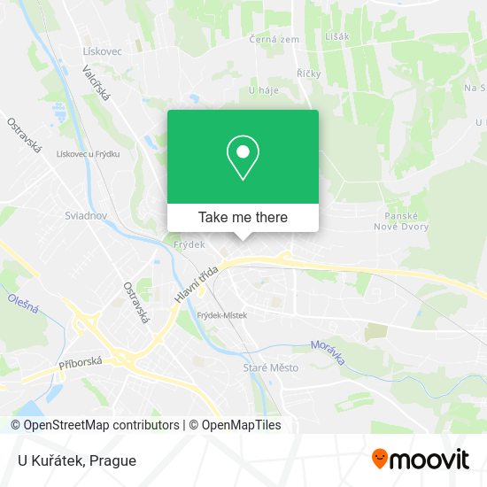 Карта U Kuřátek
