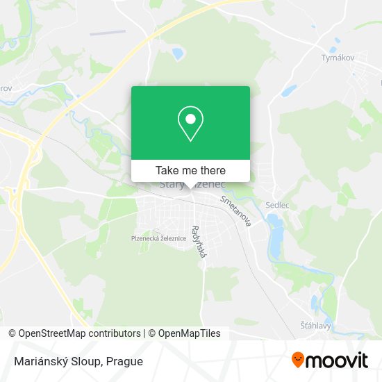 Mariánský Sloup map