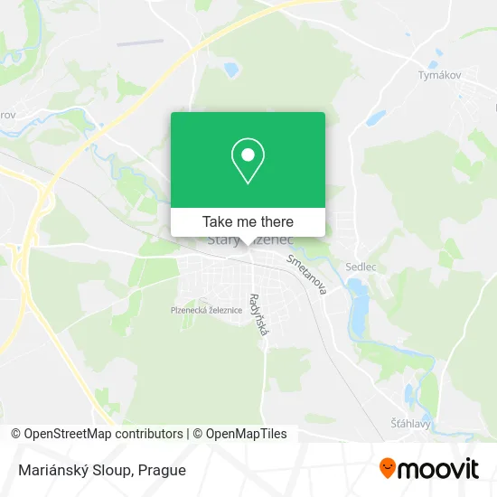 Карта Mariánský Sloup