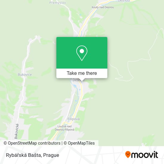 Rybářská Bašta map