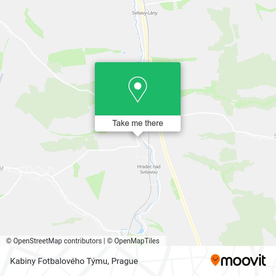 Kabiny Fotbalového Týmu map