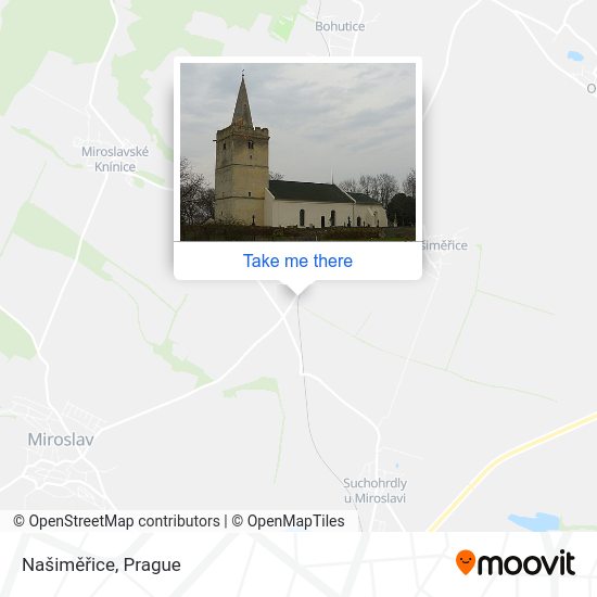 Našiměřice map