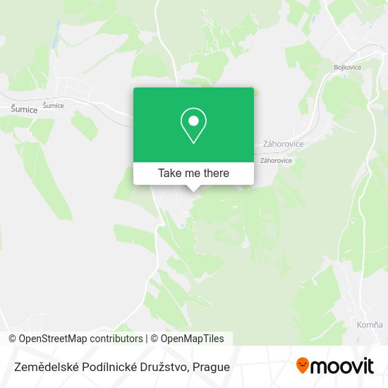 Zemědelské Podílnické Družstvo map