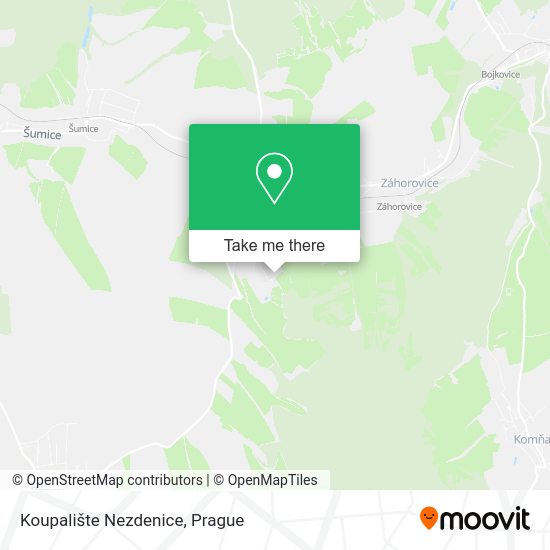 Koupalište Nezdenice map