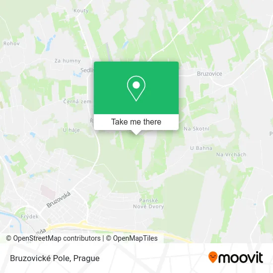 Карта Bruzovické Pole