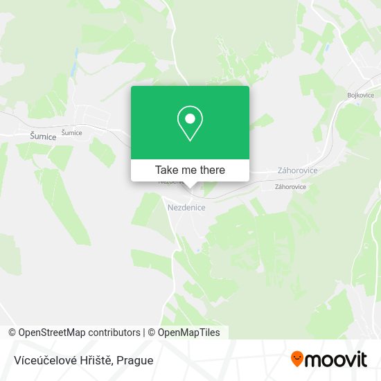 Víceúčelové Hřiště map