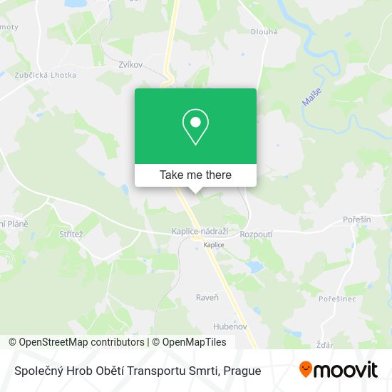 Společný Hrob Obětí Transportu Smrti map