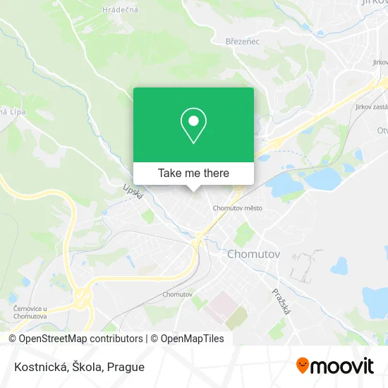 Карта Kostnická, Škola