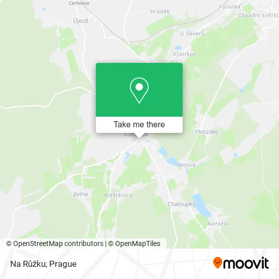 Карта Na Růžku