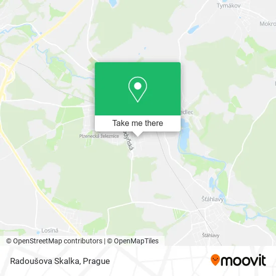 Карта Radoušova Skalka