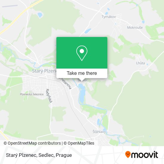 Starý Plzenec, Sedlec map