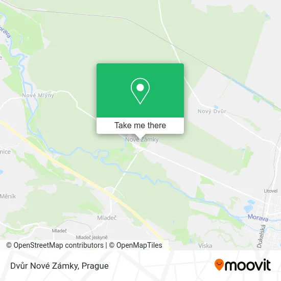 Карта Dvůr Nové Zámky