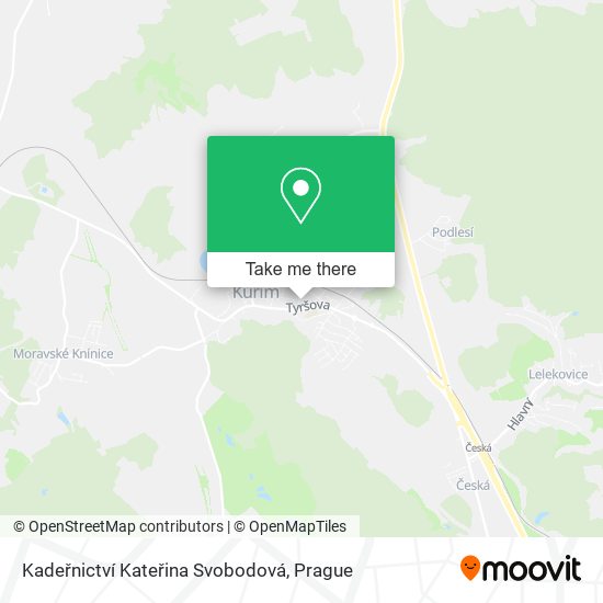 Kadeřnictví Kateřina Svobodová map