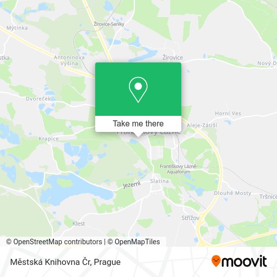 Městská Knihovna Čr map