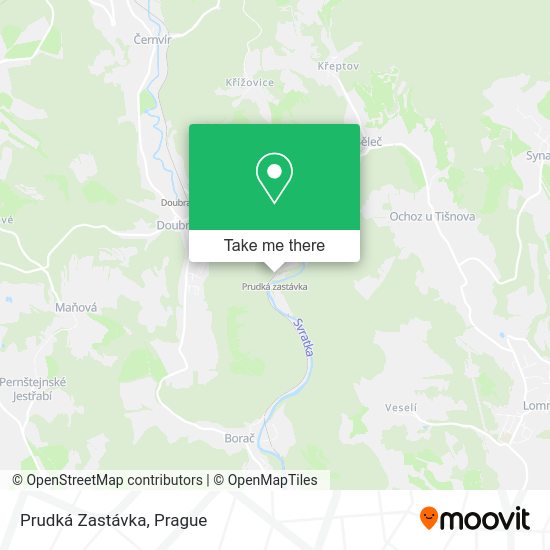 Prudká Zastávka map