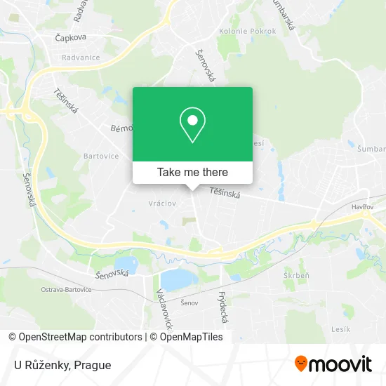 Карта U Růženky