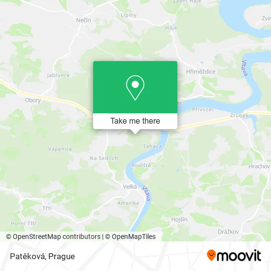 Карта Patěková