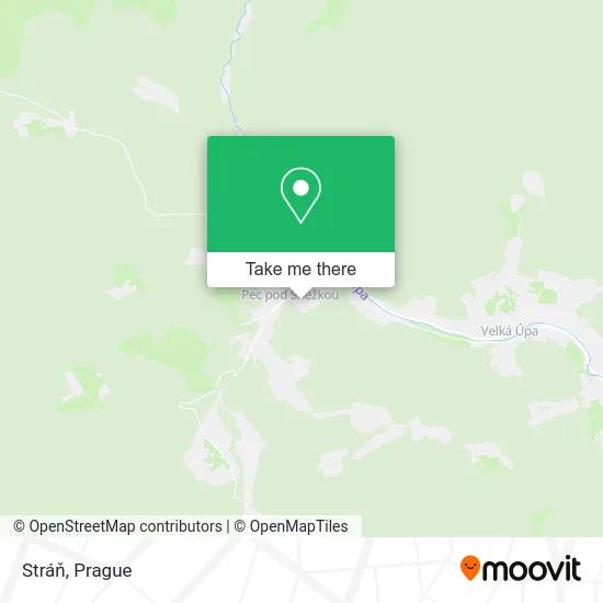 Карта Stráň
