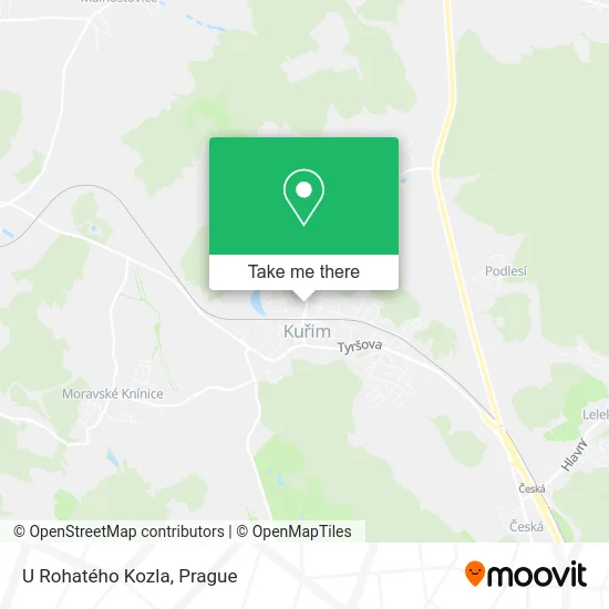 Карта U Rohatého Kozla