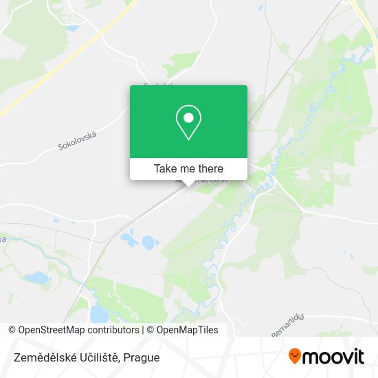 Zemědělské Učiliště map