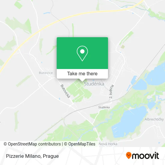 Карта Pizzerie Milano