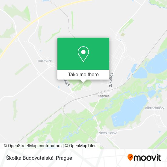 Карта Školka Budovatelská