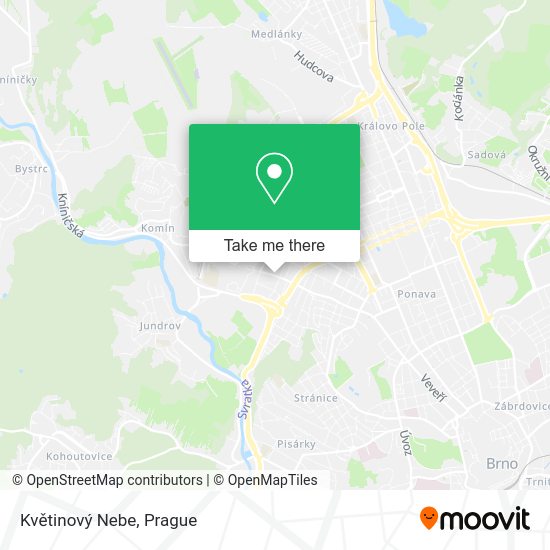 Květinový Nebe map