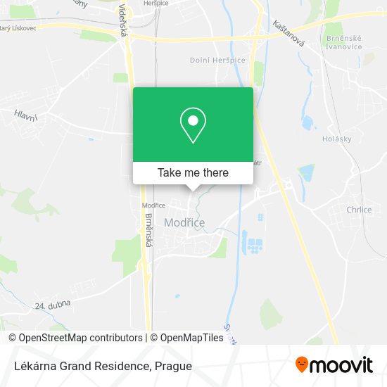 Lékárna Grand Residence map